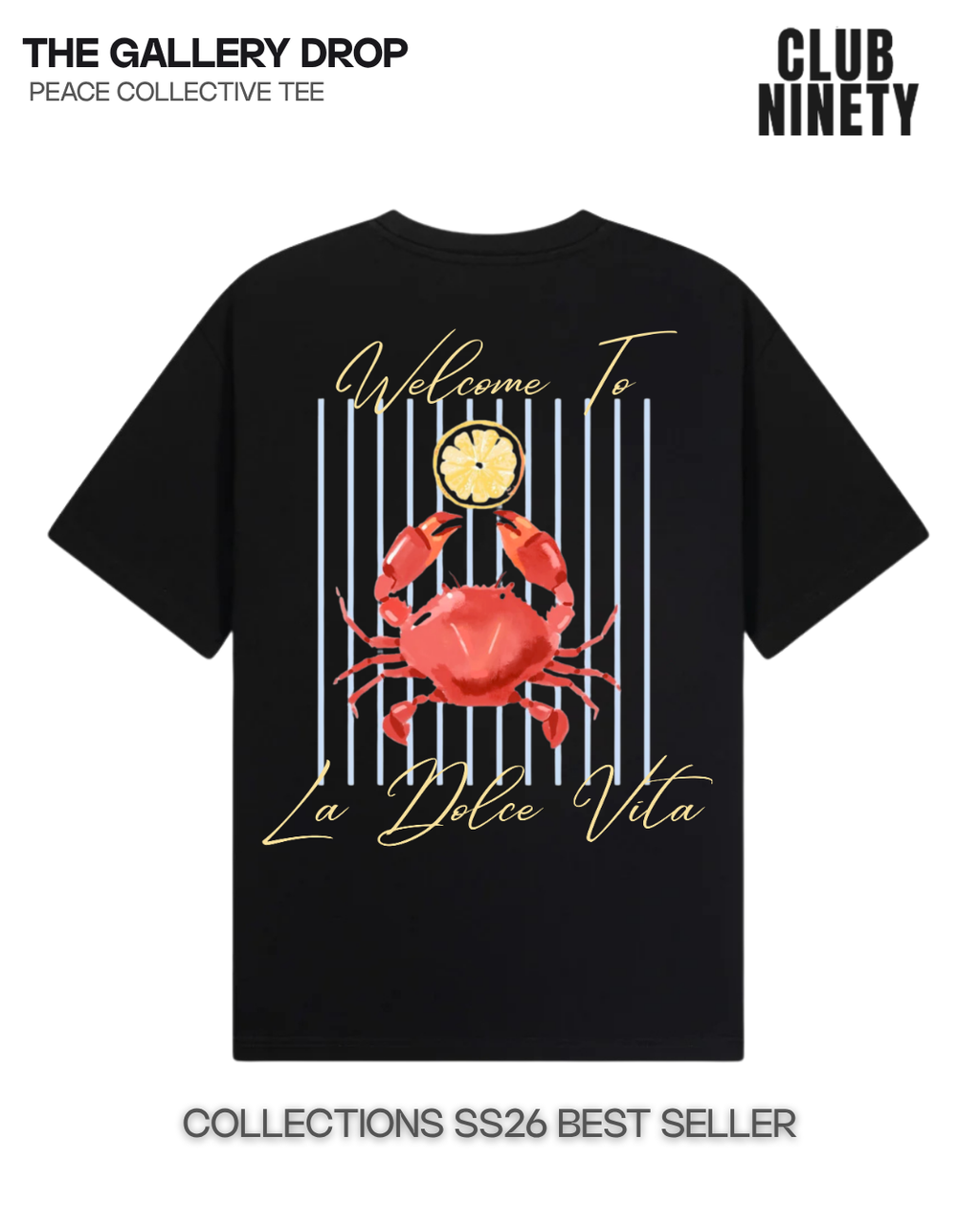 Dolce Vita Lobster box Tee - Club Ninety