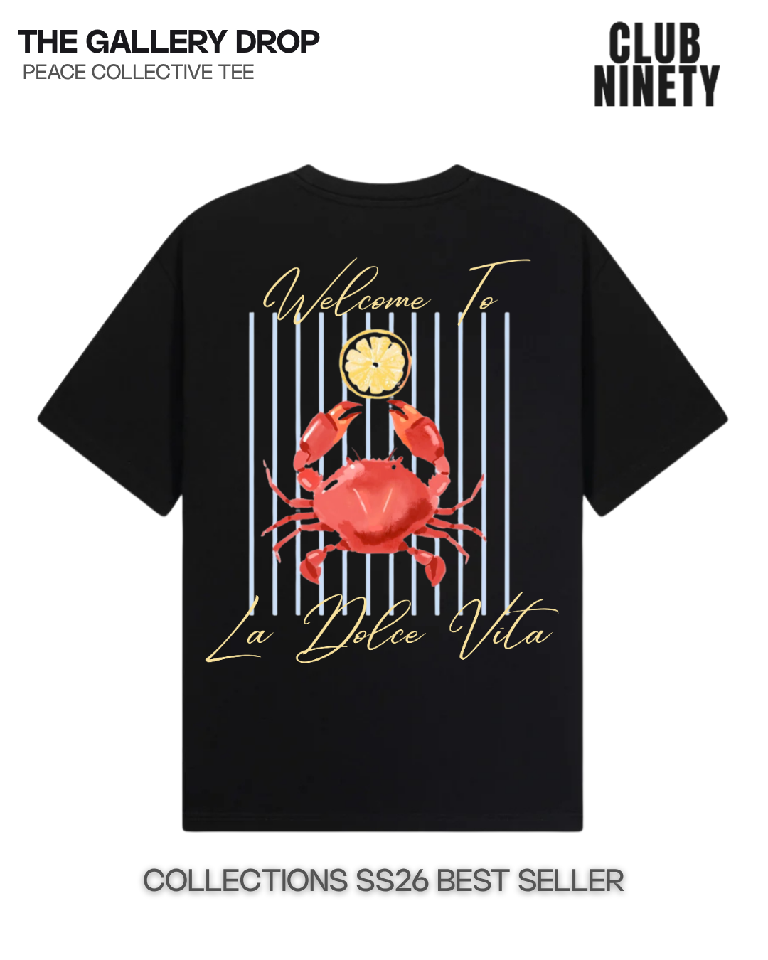 Dolce Vita Lobster box Tee - Club Ninety