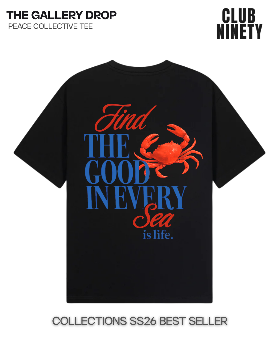 The See is Life box Tee - Club Ninety