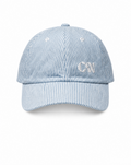stripe baseball cap in blue