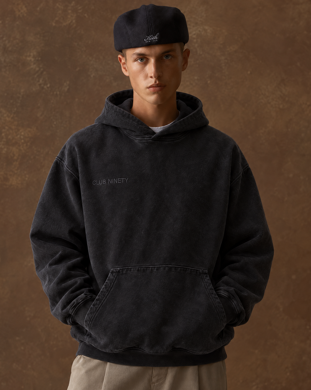 Premium Washed Black Hoodie