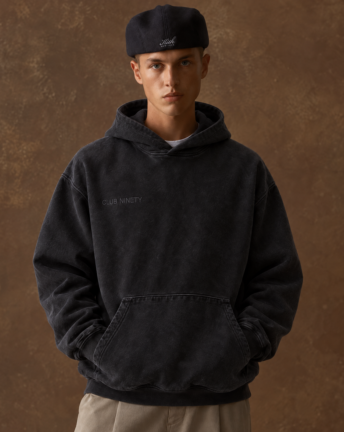 Premium Washed Black Hoodie