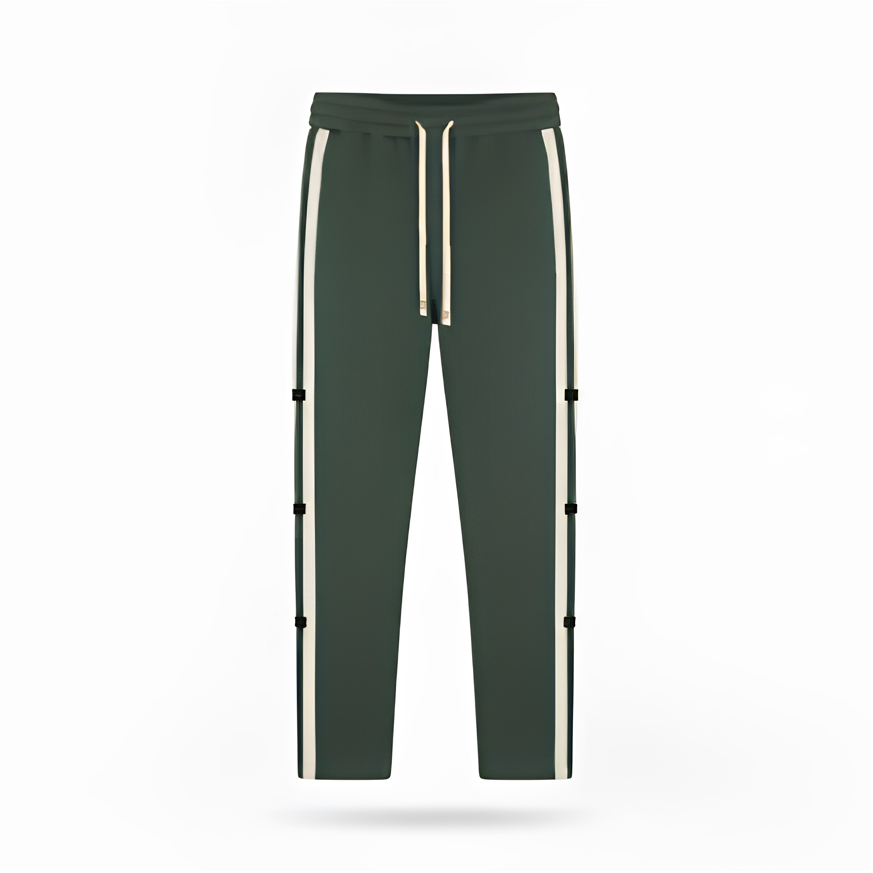 premium heavyweight wide leg jogger in green
