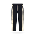 premium heavyweight wide leg jogger in Black