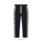 premium heavyweight wide leg jogger in Black