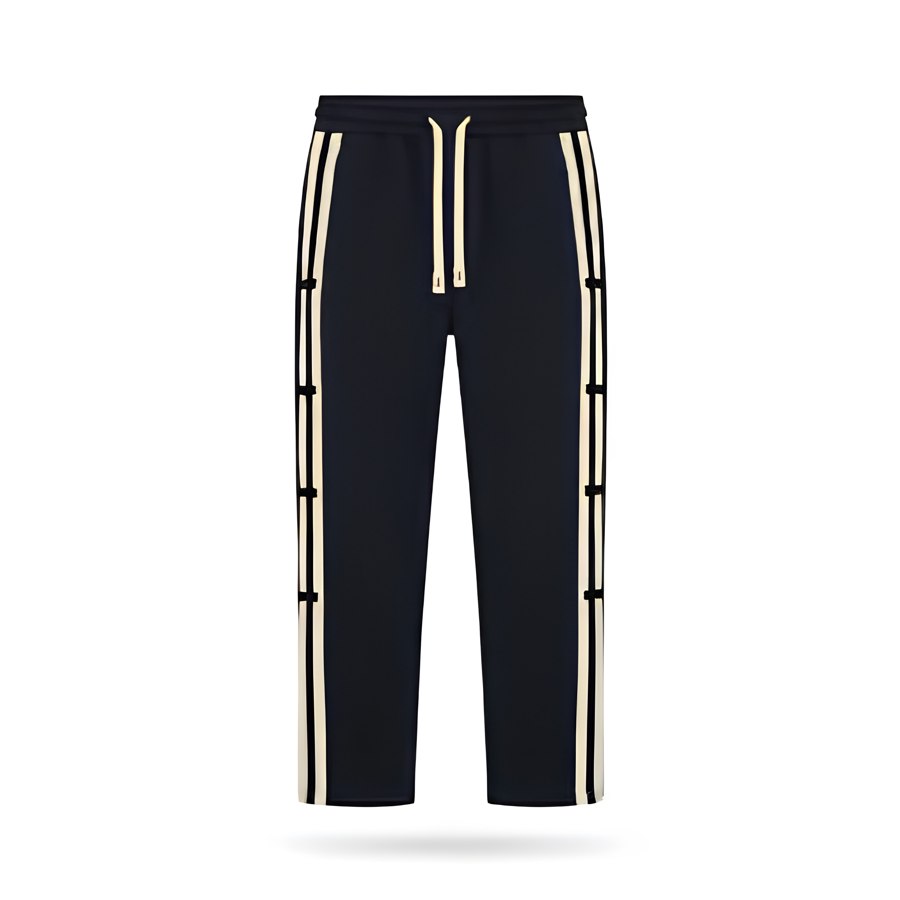 premium heavyweight wide leg jogger in Black