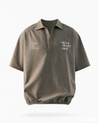 Club ninety relaxed fit shirt in brown checks