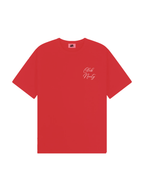 heavyweight boxy t-shirt in orange