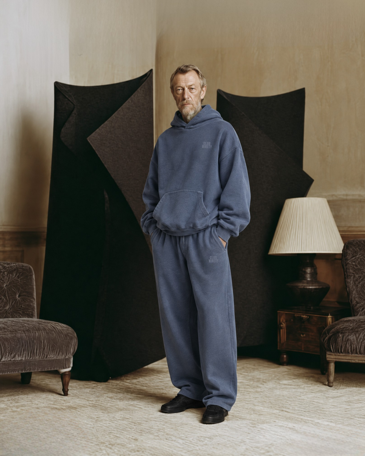 Chic Premium Oversized Dark Blue