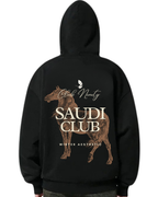 the Saudi Club Black Hoodie