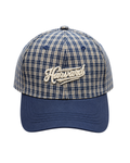 stripe baseball cap in blue