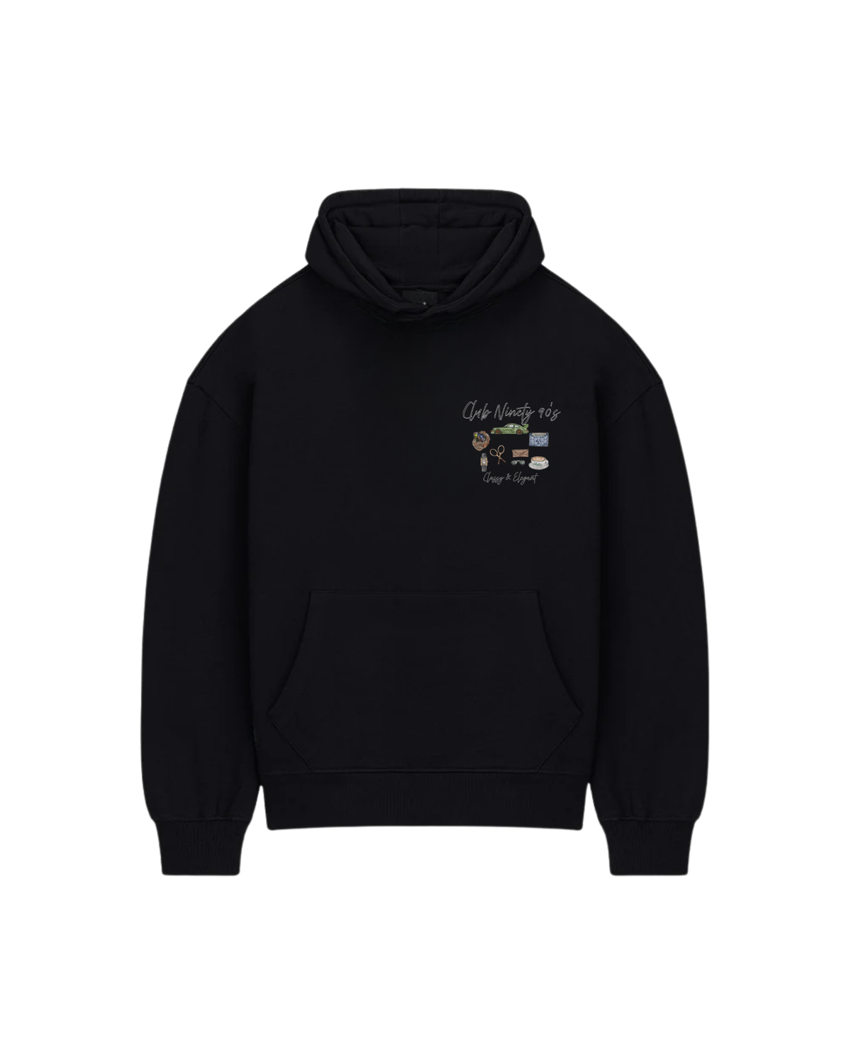 Old Money Black Hoodie
