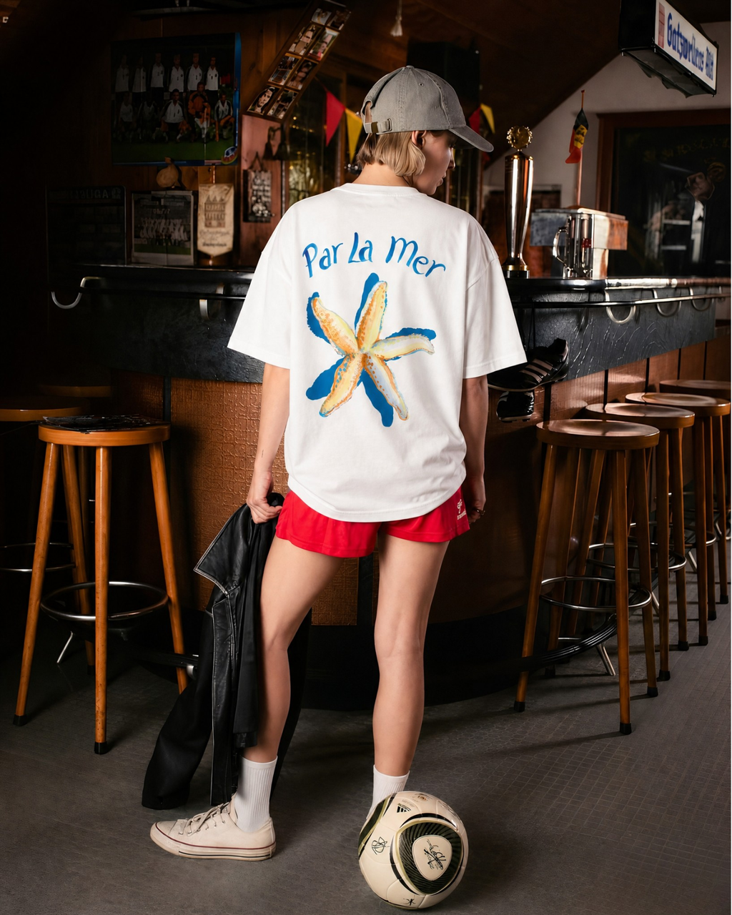 Par La Mer Oversized box Tee