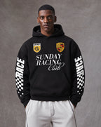 Sunday Racing Club  Black Hoodie