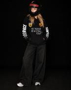 Sunday Racing Club  Black Hoodie